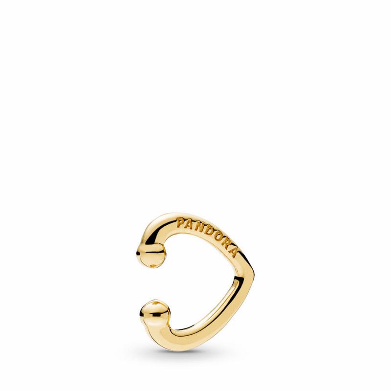 Pandora Shine™ Open Heart Ear Cuff NZ, 18ct Gold Plated (028935-PET)